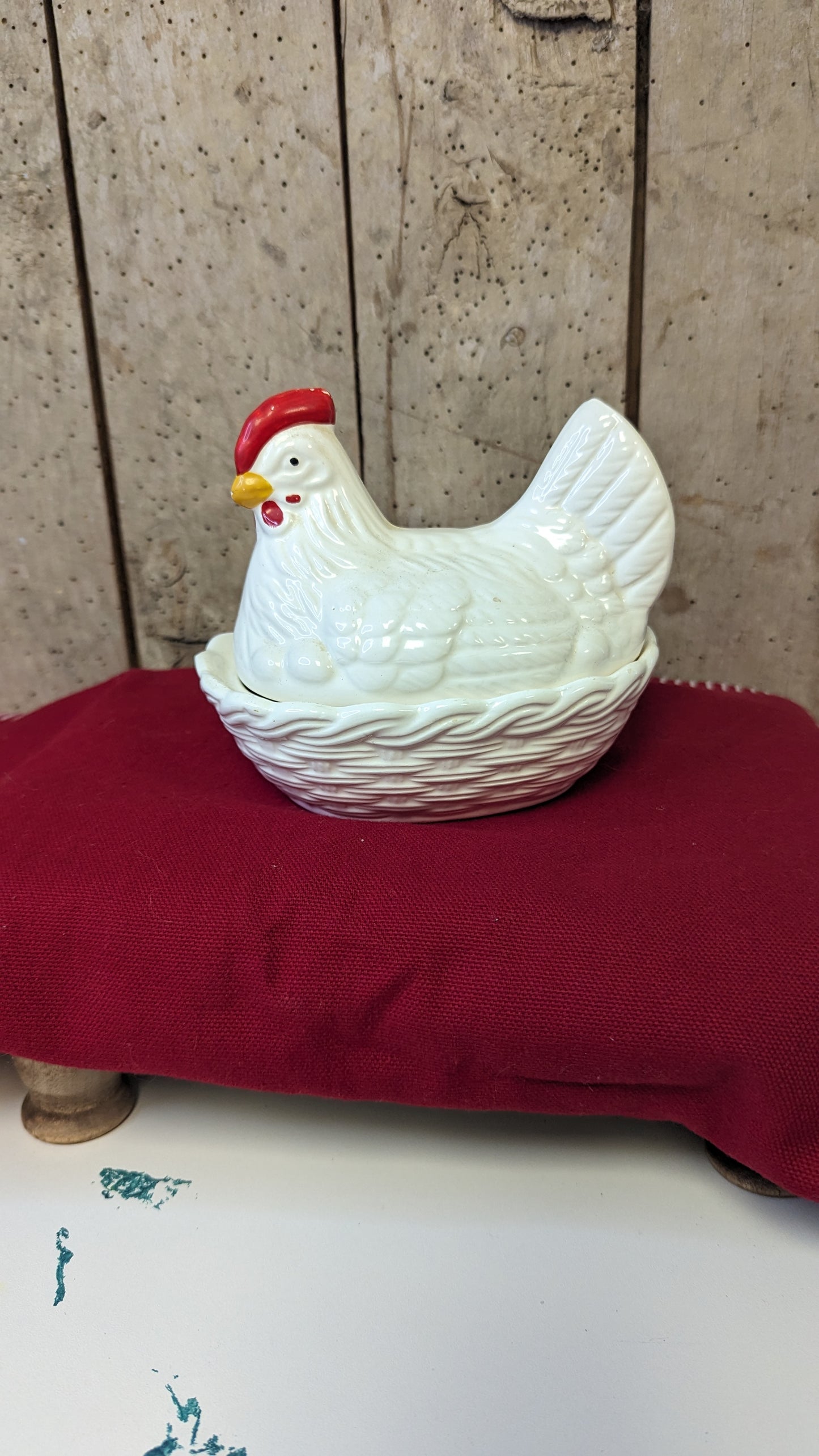 Vintage Ceramic Hen