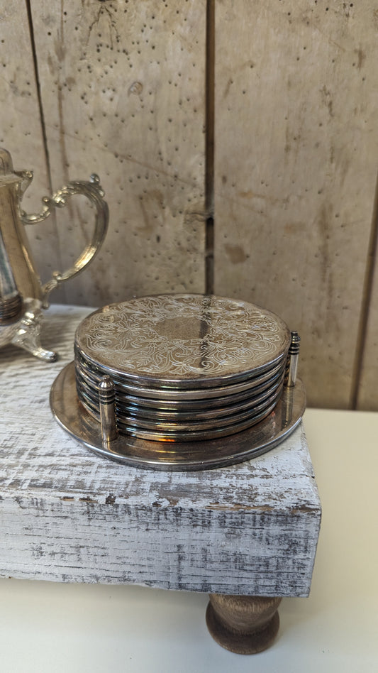 Silver Plated Coasters