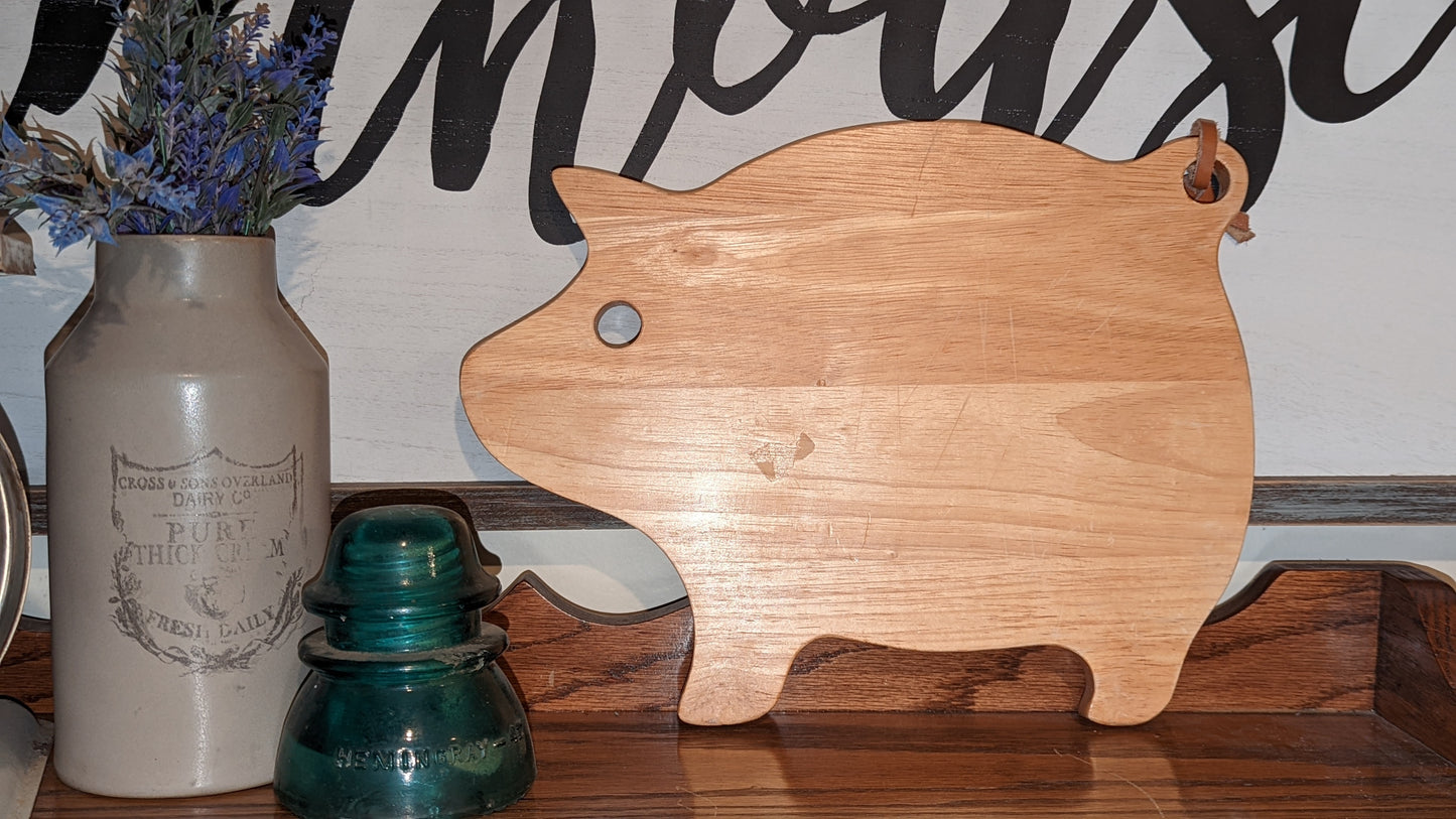 Pig cutting Board